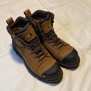 Caterpillar Men's Brown Leather Boots